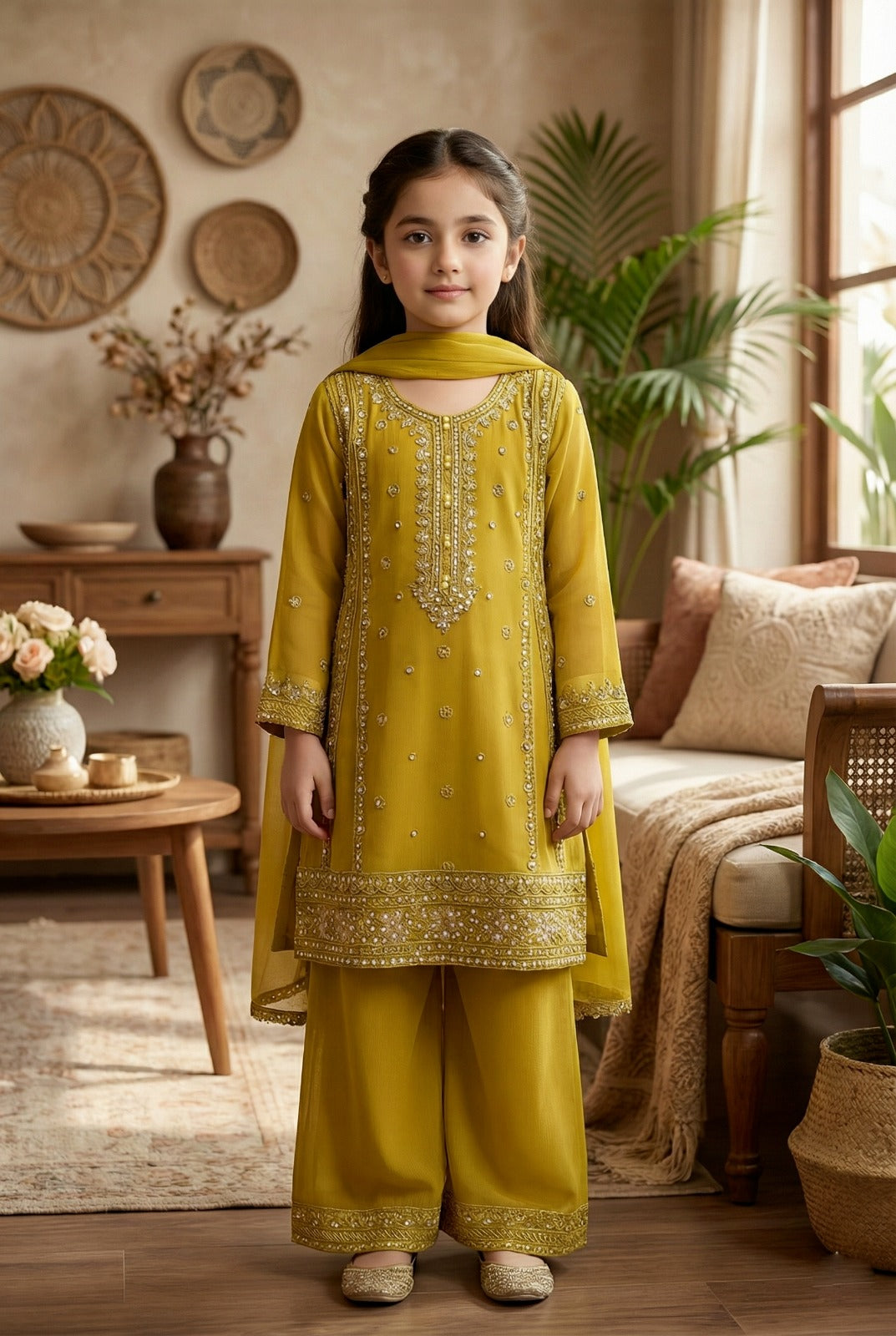 Olive Elegance Girls 3 Piece Set
