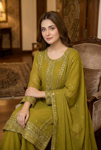 Olive Elegance Girls 3 Piece Set