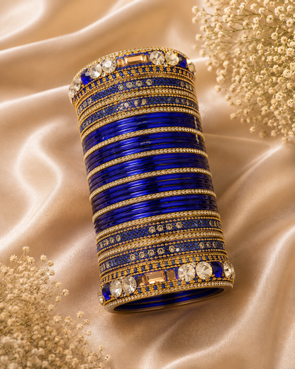 Royal Sapphire Bangle Set