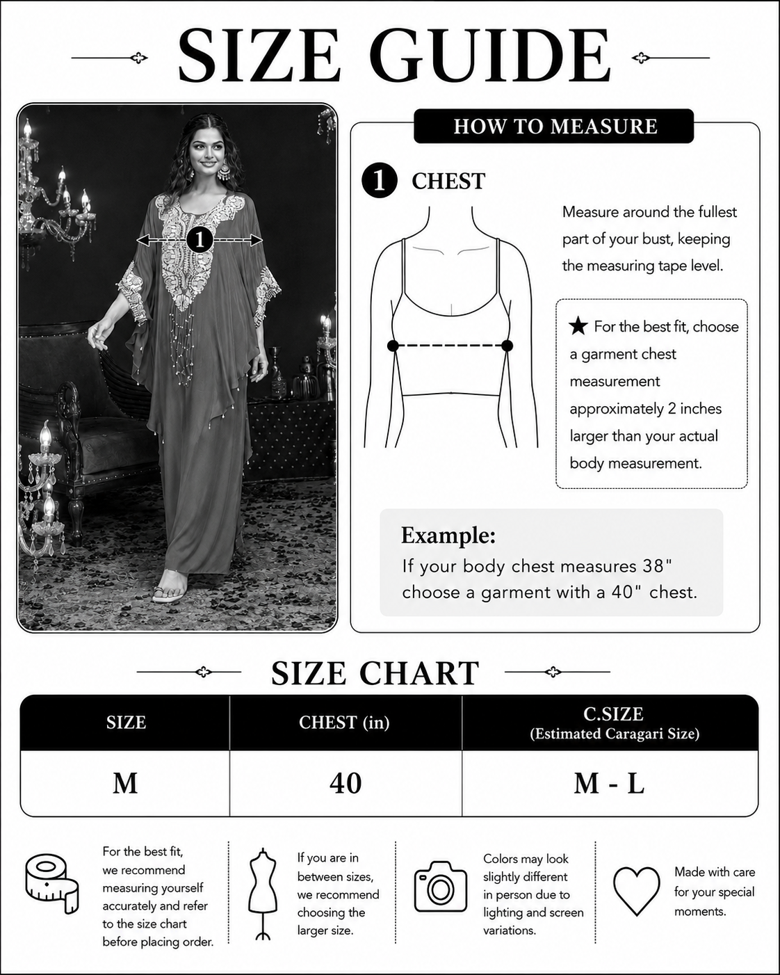 Ruby Elegance Kaftan