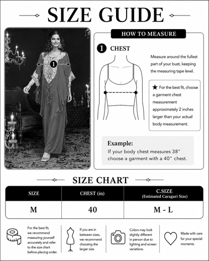 Ruby Elegance Kaftan