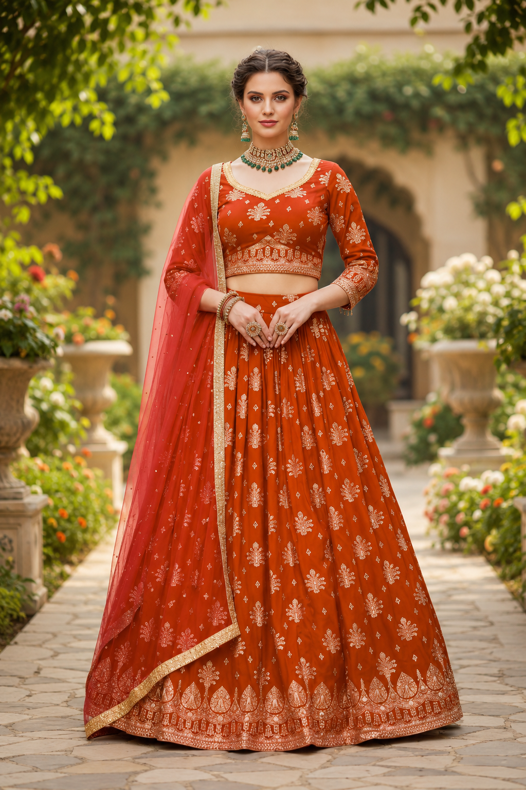 Ember Royale 3-Piece Lehenga Set
