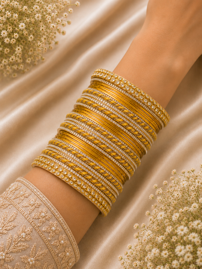Golden Noor Bangle Set